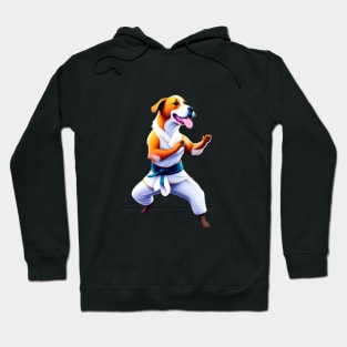 Dog, fight kung fu Hoodie